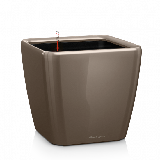 Samozavlažovací květináč Lechuza QUADRO LS 21, komplet set, taupe