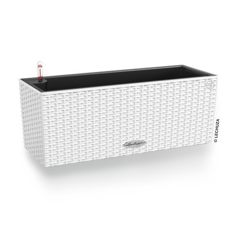 Samozavlažovací truhlík Lechuza BALCONERA Cottage 50 - komplet set, bílý