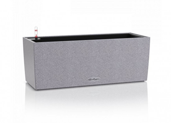 Samozavlažovací truhlík Lechuza BALCONERA Stone 50, komplet set, šedý