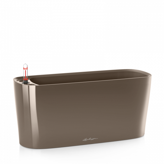 Samozavlažovací truhlík Lechuza DELTA 20, komplet set, taupe