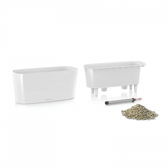 Samozavlažovací truhlík Lechuza DELTA 20, komplet set, taupe-2911