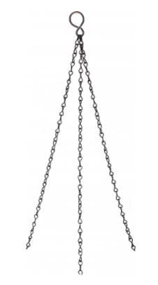 Samozavlažovací závěsná žardina Plastia SIESTA, průměr 25 cm, čokoládová-6104