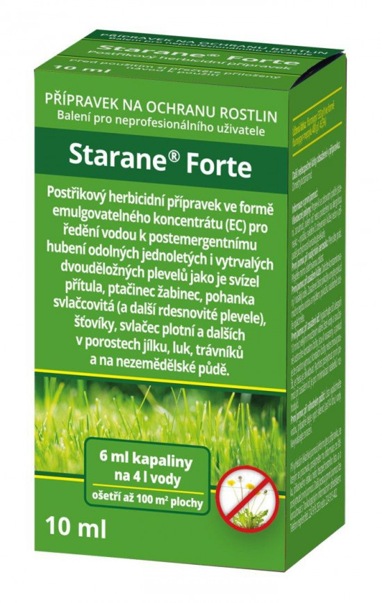 Selektivní herbicidní přípravek pro hubení odolných plevelů, Starane Forte, 10 ml
