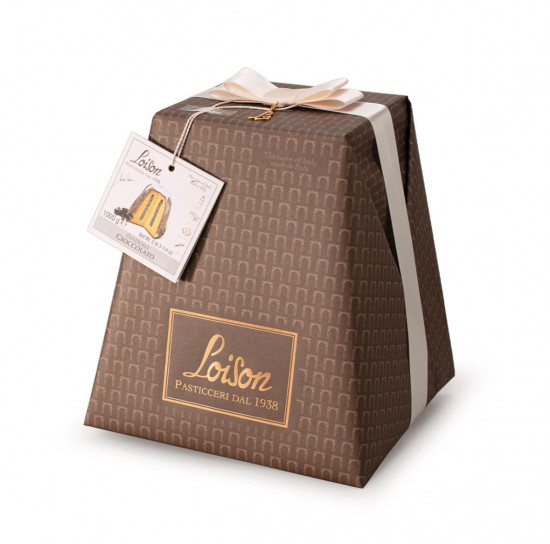 Sladký chléb s krémem z hořké čokolády Pandoro Cioccolato, dárkové balení, 1 kg