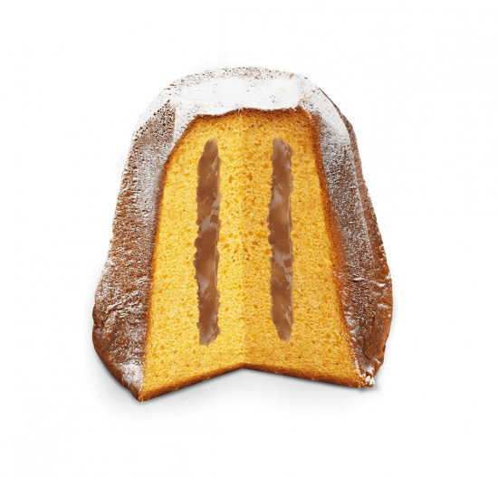 Sladký chléb s krémem ze slaného karamelu Pandoro Caramello Salato, dárkové balení, 1 kg-29308