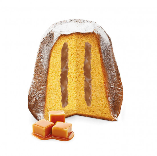 Sladký chléb s krémem ze slaného karamelu Pandoro Caramello Salato, dárkové balení, 1 kg-29309