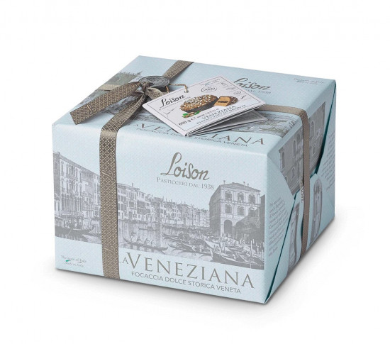 Sladký chléb s pistáciovým krémem Veneziana Pistachio, dárkové balení, 600 g