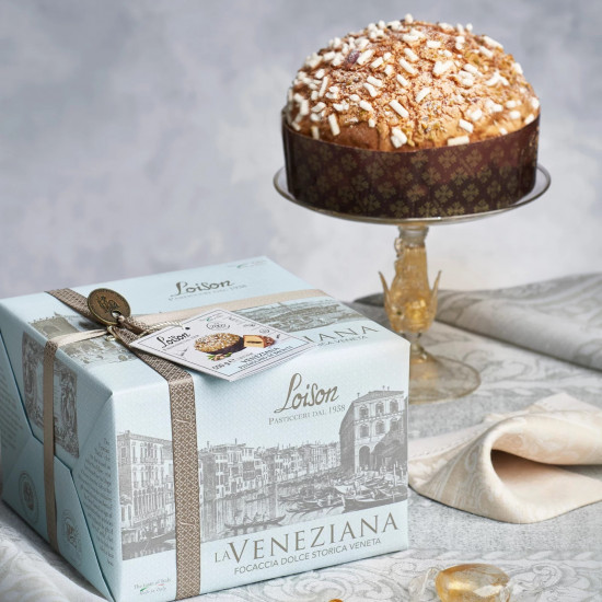 Sladký chléb s pistáciovým krémem Veneziana Pistachio, dárkové balení, 600 g-29324