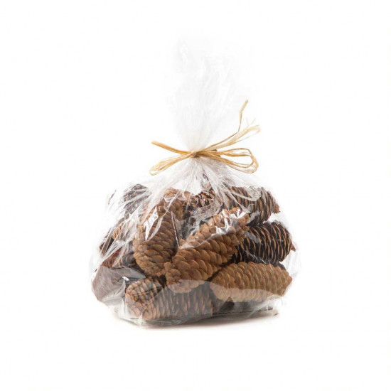 Smrkové šišky, balení 200 g, hnědé