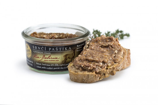 Srnčí paštika s portským vínem, Via Delicia, bez lepku, 130 g-5363