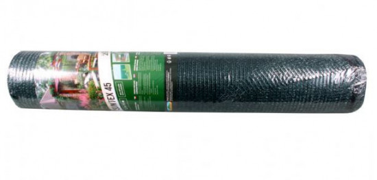 Stínovka s oky pro upevnění, Nohel Garden SUNTEX 45%, rozměr 1.5 x 15 m, zelená