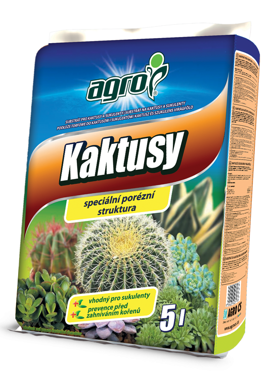 Substrát Agro pro KAKTUSY, balení 5 l