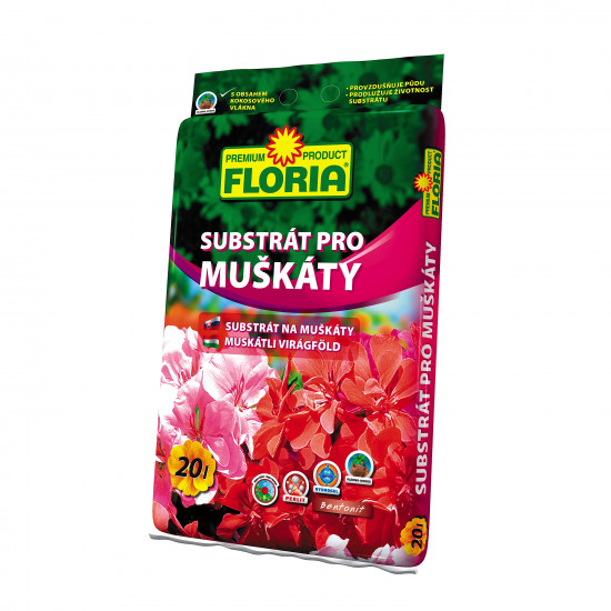 Substrát Floria pro MUŠKÁTY, balení 20 l
