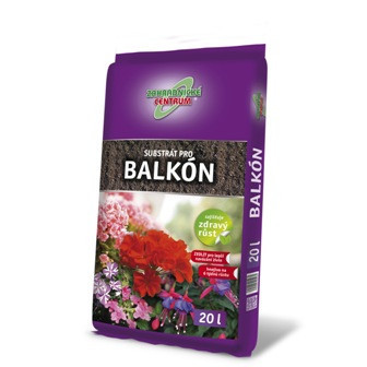 Substrát pro balkónové rostliny, balení 20 l