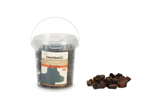 Sušené hovězí plíce pro psy v kyblíku, 150 g-29495