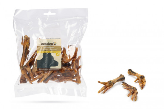 Sušené kuřecí pařátky pro psy, 200 g-28632