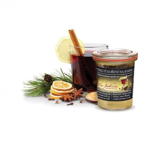 Tekuté koření na svařené víno, Via Delicia, 175 g-26339