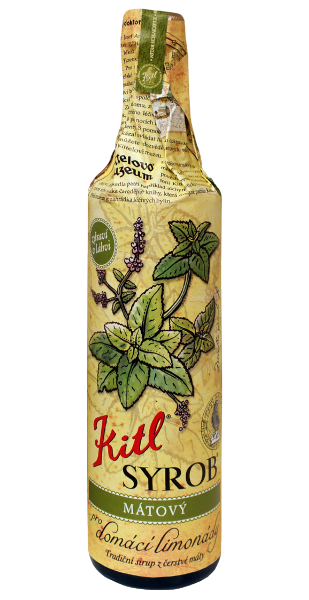 Tradiční bylinný sirup, Kitl Syrob Mátový, 500 ml