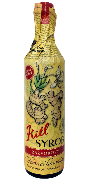 Tradiční bylinný sirup, Kitl Syrob Zázvorový, 500 ml