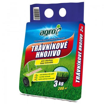 Trávníkové hnojivo Agro, balení 3 kg