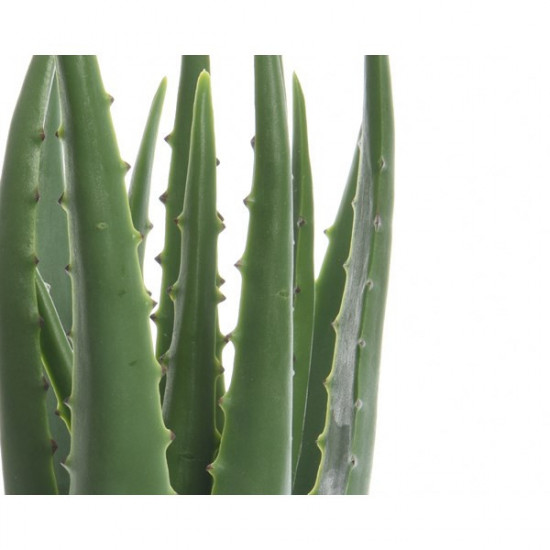 Umělá aloe vera, v květináči, zelená, výška 35 cm-17571