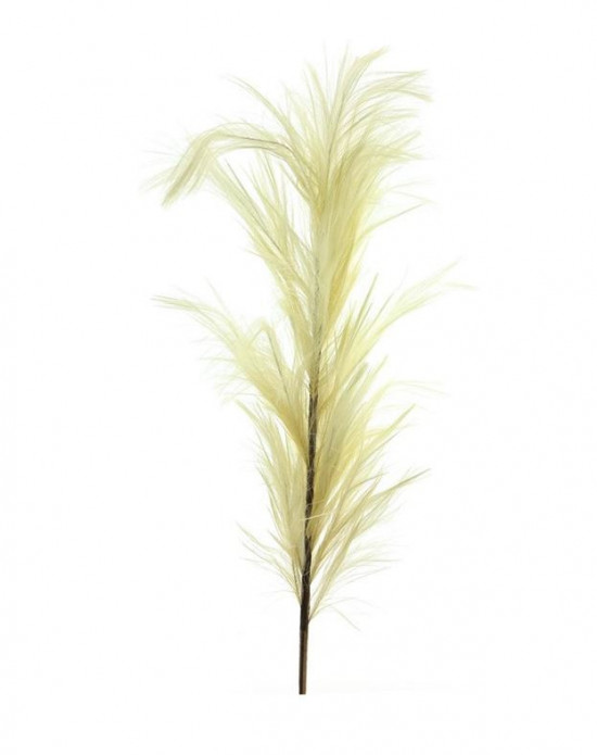 Umělá tráva pampová, krémová, výška 160 cm
