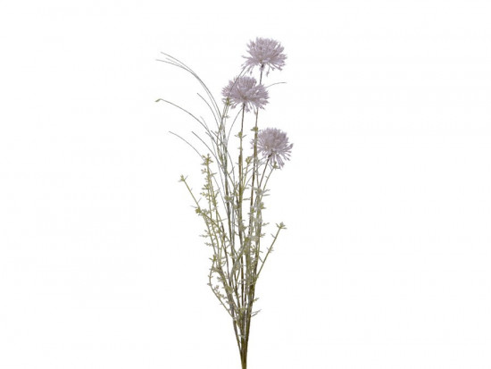 Umělé luční květy, trs, výška 68 cm, světle fialové