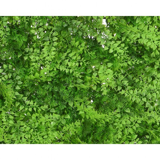 Umělý panel z kapradiny, zelený, rozměr 1 x 1 m-17619