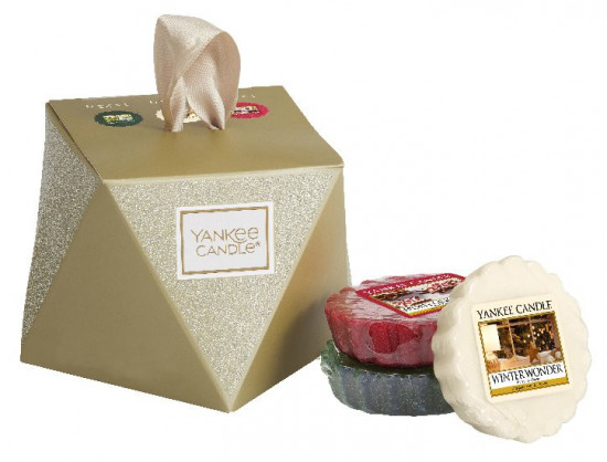Vánoční dárková sada, Aromatické vosky Yankee Candle 3 ks, provonění až 3 x 8 hod