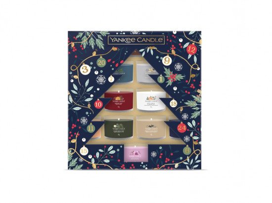 Vánoční dárková sada, Votivní svíčky Yankee Candle 12 ks, hoření 12 x 10 hod