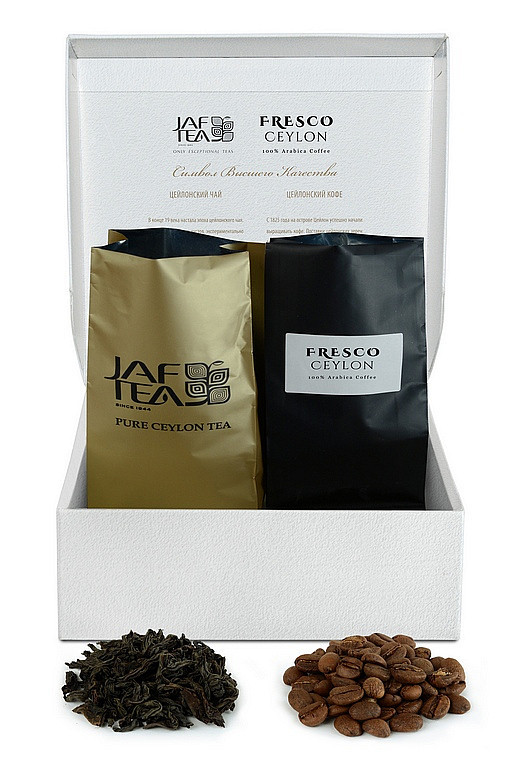 Vánoční dárkový box kávy a čaje, Jaftea Warm Winter Wishes, 80 g-15382