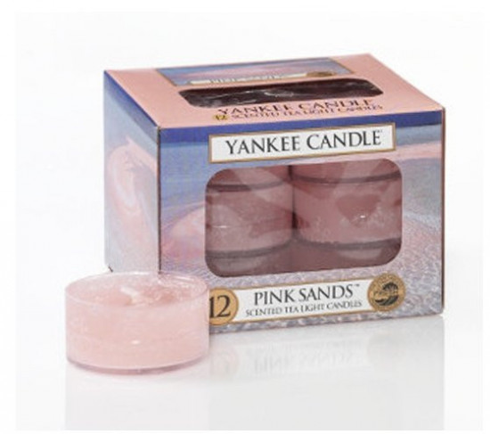 YANKEE svíčka čajová Pink Sands 12ks