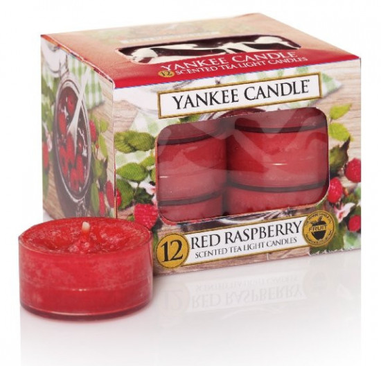 YANKEE svíčka čajová Red Raspberry 12ks