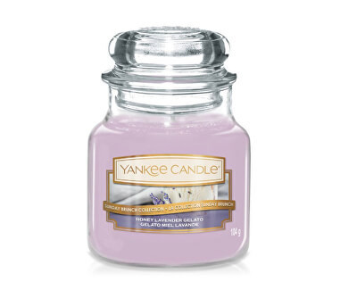 YANKEE svíčka sklo1 Honey Lavender Gelato