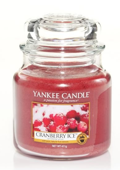 YANKEE svíčka sklo2 Cranberry Ice-551