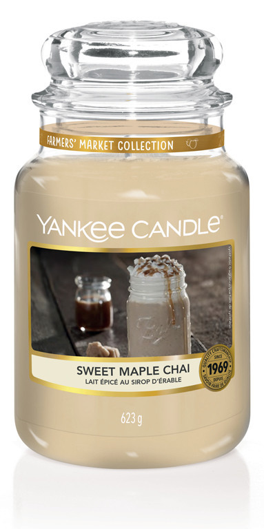 YANKEE svíčka sklo3 Sweet Maple Chai-1065