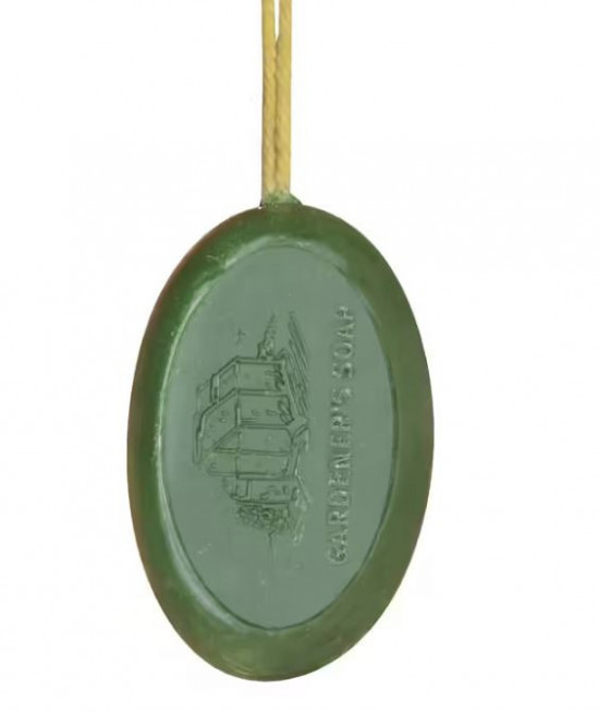 Zahradní glycerinové mýdlo na šňůrce, Esschert Design, zelené