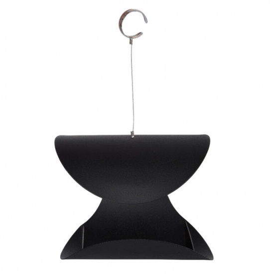 Závěsné ocelové krmítko, Esschert Design OPEN, černé-13506
