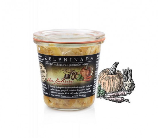 Zelenináda, Via Delicia, 250 g
