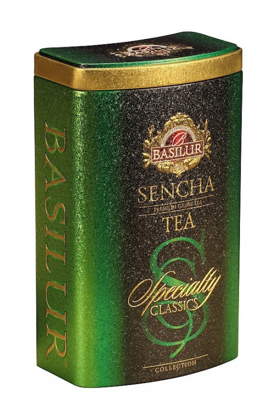 Zelený čaj, Basilur Specialty Sencha, plechová dóza, sypaný, 100 g