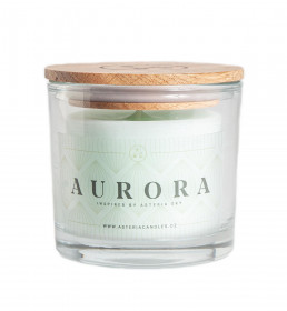 Aromatická svíčka, Asteria Candles Aurora, hoření až 40 hod