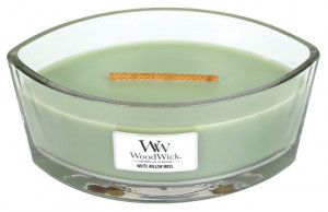Aromatická svíčka loď, WoodWick White Willow Moss, hoření až 40 hod