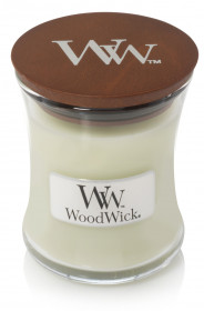 Aromatická svíčka váza, WoodWick Fig Leaf & Tuberose, hoření až 30 hod