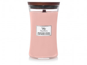 Aromatická svíčka váza, WoodWick Pressed Blooms & Patchouli, hoření až 120 hod