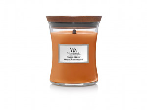 Aromatická svíčka váza, WoodWick Pumpkin Praline, hoření až 65 hod