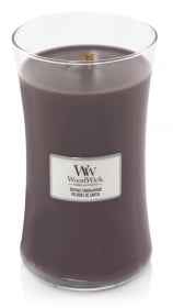 Aromatická svíčka váza, WoodWick Sueded Sandalwood, hoření až 120 hod