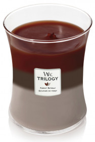 Aromatická svíčka váza, WoodWick Trilogy Forest Retreat, hoření až 65 hod