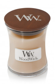 Aromatická svíčka váza, WoodWick White Honey, hoření až 30 hod