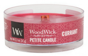 Aromatická svíčka, WoodWick Petite Currant, hoření až 8 hod
