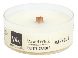 Aromatická svíčka, WoodWick Petite Magnolia, hoření až 8 hod